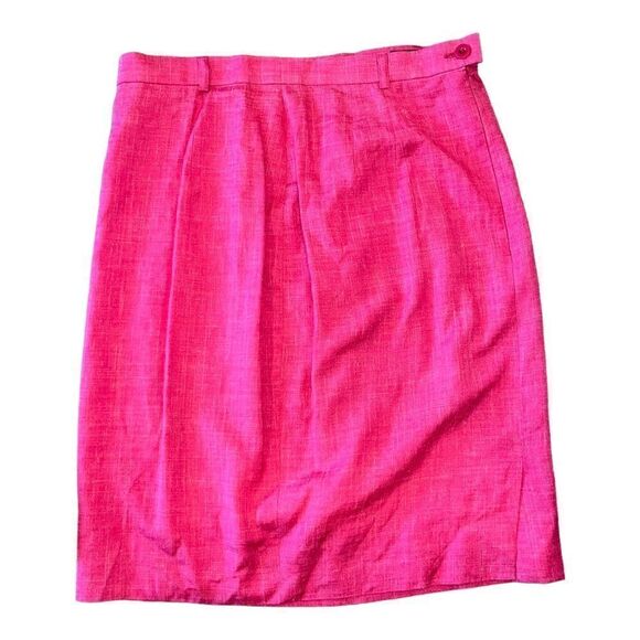 Escada Pink Blazer and Skirt Suit Two Pieces Set - Picture 9 of 13